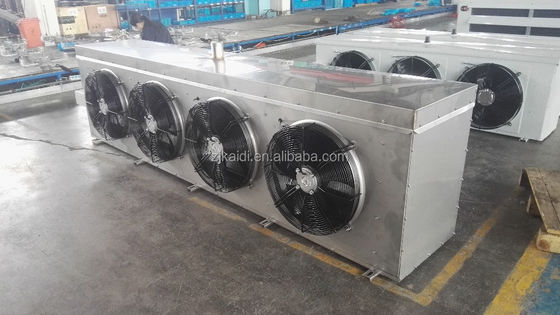 Odm14.5mm Copper Tube Cold Room Sus Stainless Air Cooler Coolroom Unit For Food Cooled Water Defrost