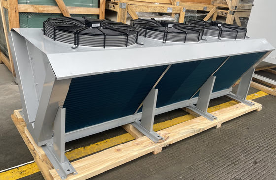 Refrigeration Air Cooled Cold Room Condenser V Type Evaporator