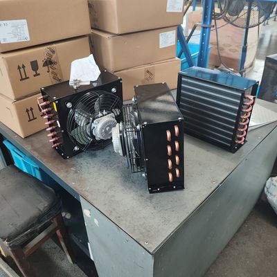 Refrigeration Air Cooled Cold Room Condenser Internal Rotor Machine