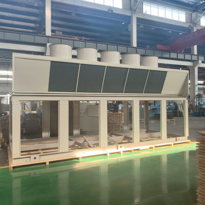 Large Cooling Capacity Cold Room Condenser Customizable V Wave Type Fin