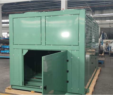 V Wave Type Fin High Capacity Cold Room Condenser For Refrigeration Cycle