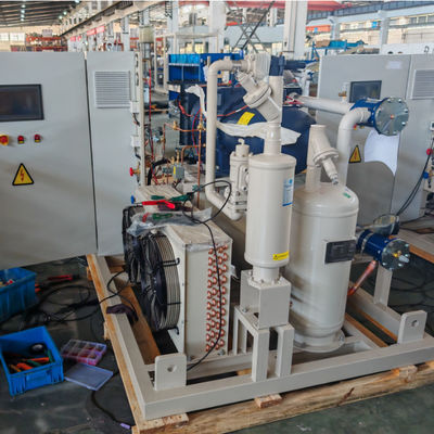 Parallel Structure Screw Compressor Rack With Copeland / Fracold / Daming Compressor