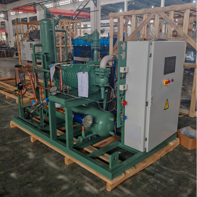 Green Screw Condensing Unit With One Compressor