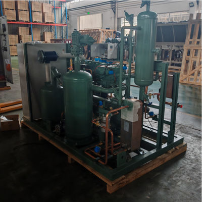 Green Screw Condensing Unit With One Compressor