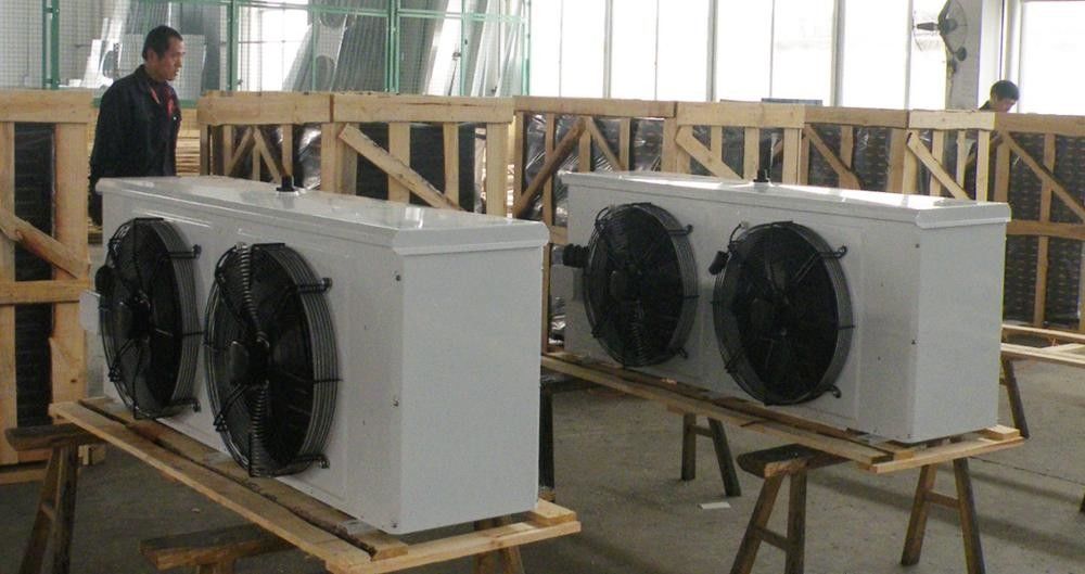 испаритель замораживателя воздушного охладителя холодной комнаты 380v для свежих и замороженных продуктов