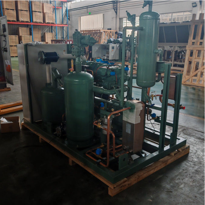 Green Screw Condensing Unit With One Compressor