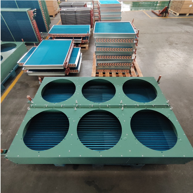 H Series Vertical Side Mounted Cold Room Condenser Inside Splice No Fans