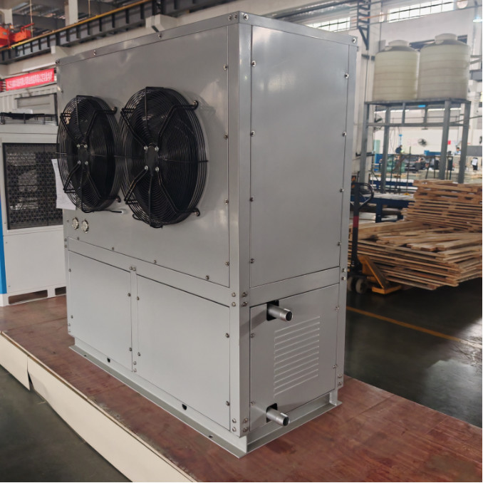 Water Cooled Condensing Unit Industrial Water Chiller For Building Material Shops